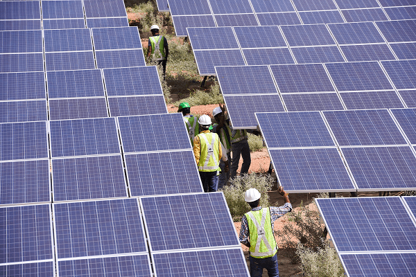 Renewable energy maintenance team