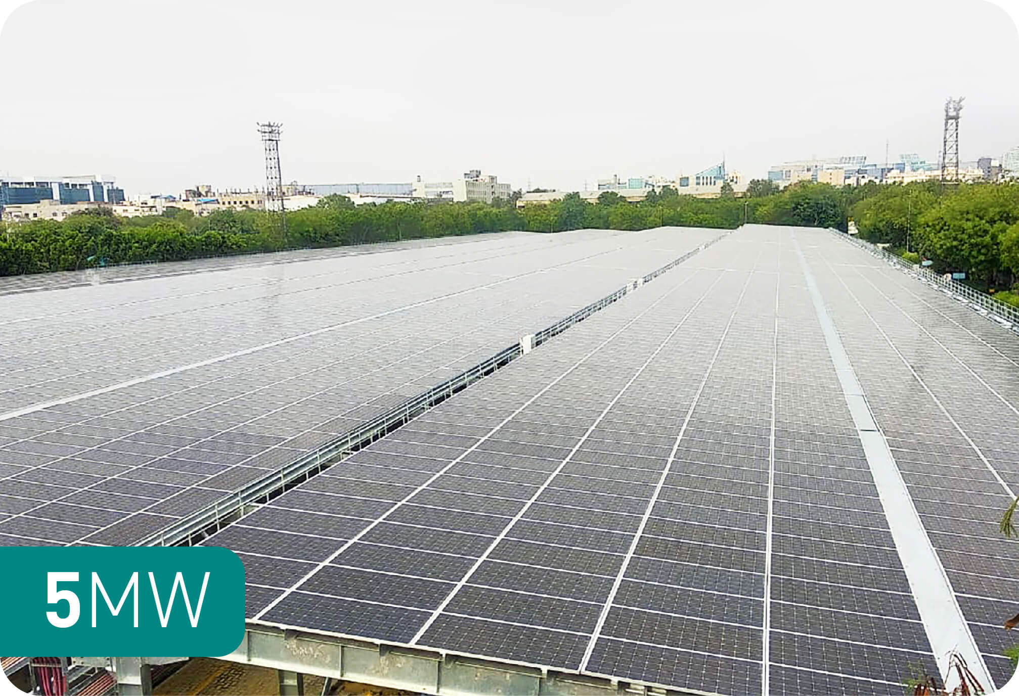 Renewable energy infrastructure setup